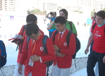 The event started with introducing the teams participating at the 47th International Chemistry Olympiad. Baku, Azerbaijan, Jule 21, 2015